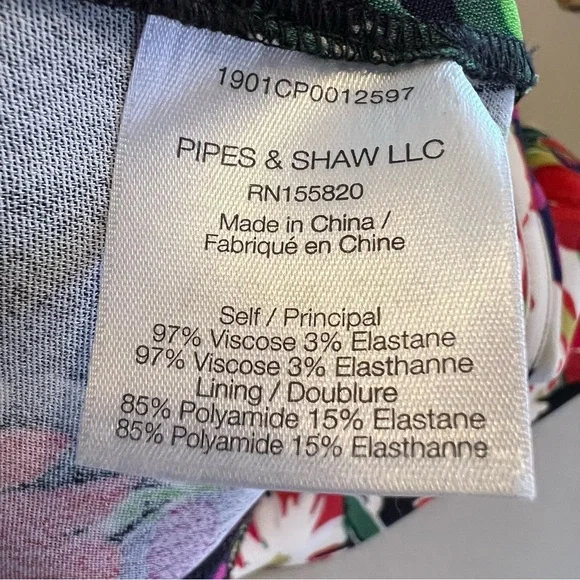 Veronica Beard Saffron Floral Print Strapless Dress Size 2 New - Picture 10 of 10